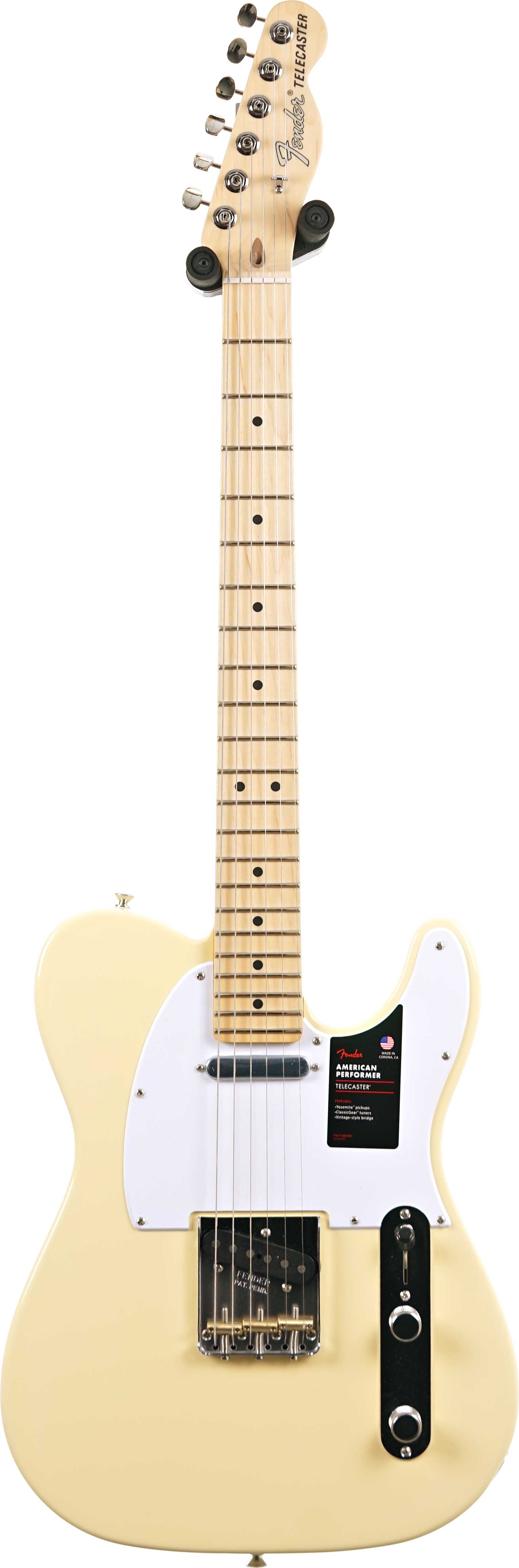 Fender American Performer Telecaster Vintage White Maple Fingerboard (Ex-Demo) #US25018138