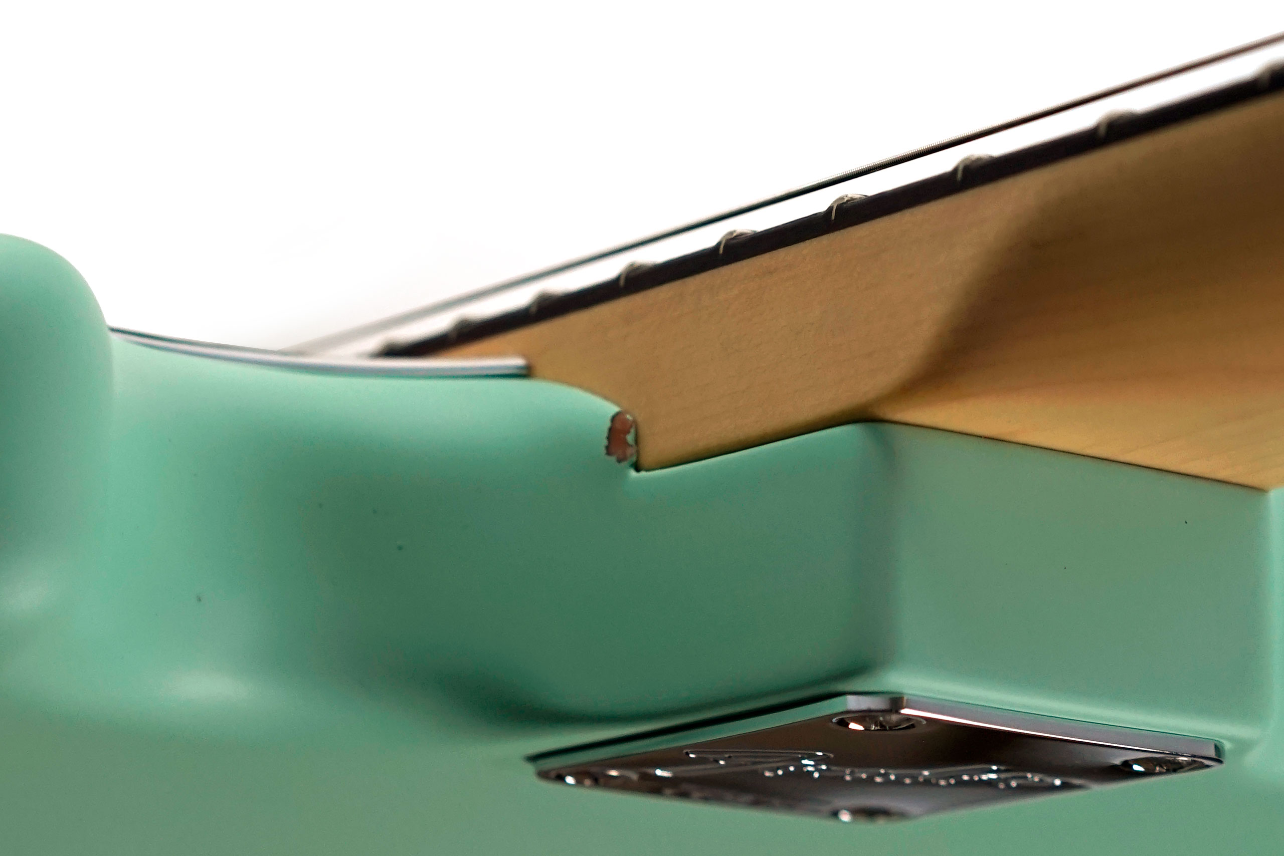 Fender American Performer Mustang Short Scale Bass Sea Foam Green Rosewood Fingerboard (Ex-Demo) #US25010534