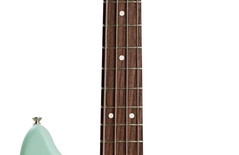 Fender American Performer Mustang Sea Foam Green Rosewood Fingerboard Short Scale Bass (Ex-Demo) #US210032026 Fender American Performer Mustang Sea Foam Green Rosewood Fingerboard Short Scale Bass (Ex-Demo) #US210032026