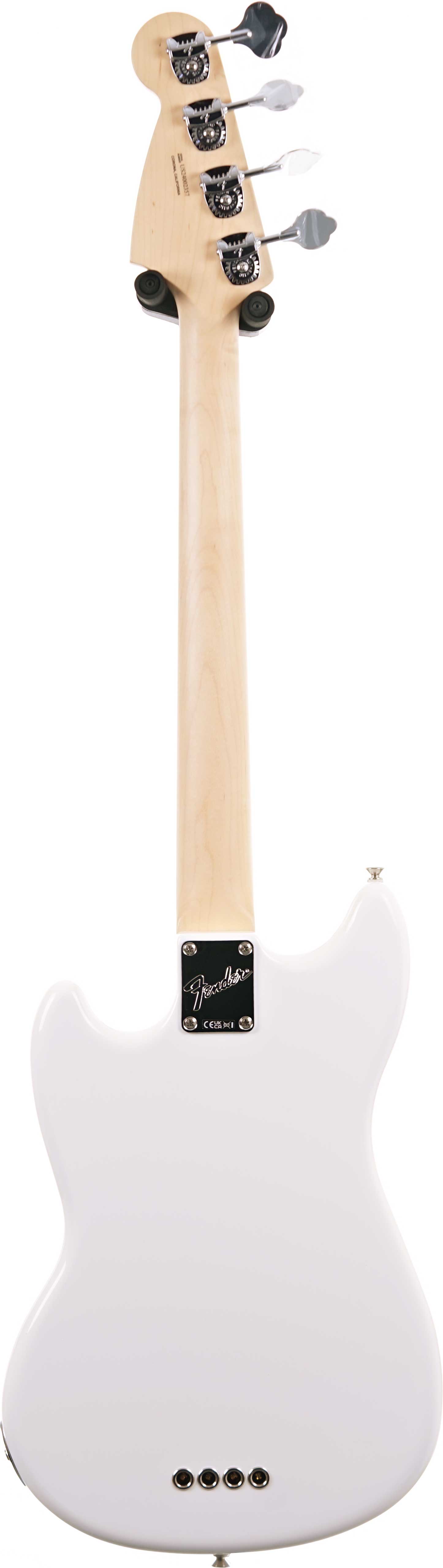 Fender American Performer Mustang Short Scale Bass Arctic White Rosewood Fingerboard (Ex-Demo) #US23071699