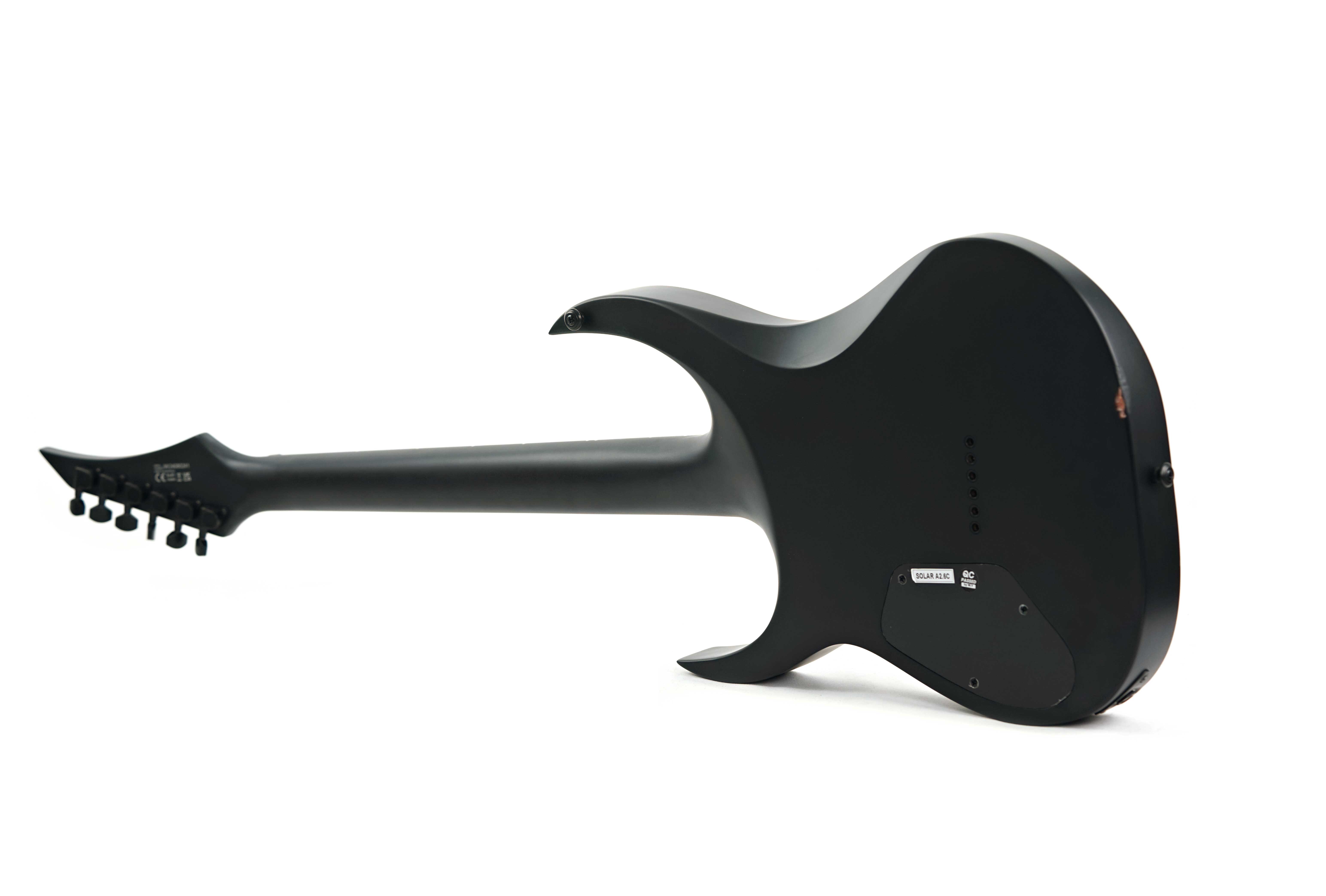 Solar Guitars A2.6C (G2) Carbon Black Matte (Ex-Demo) #IW24080241
