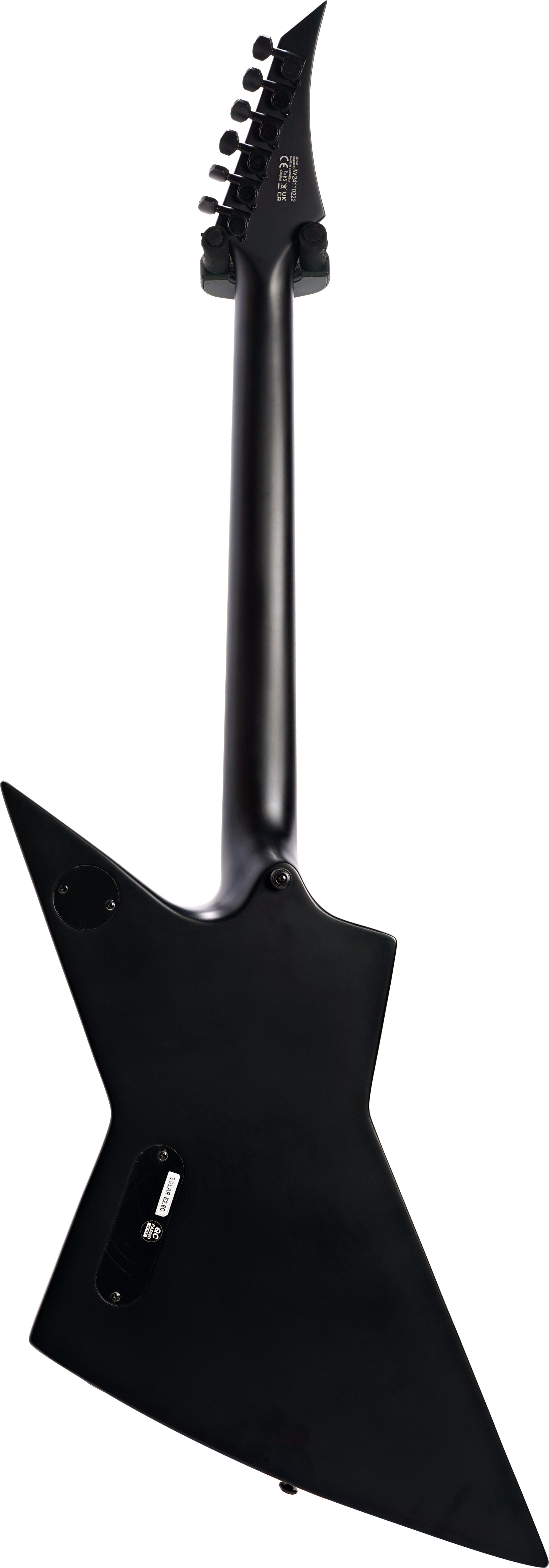 Solar Guitars E2.6C (G2) Carbon Black Matte (Ex-Demo) #IW24110222