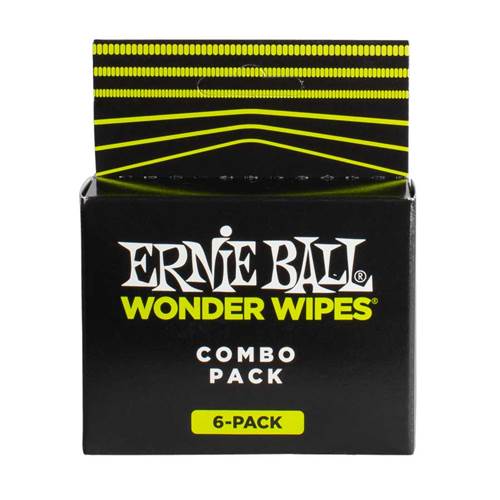 Ernie Ball Wonder Wipes Combo 6-Pack Ernie Ball Wonder Wipes Combo 6-Pack