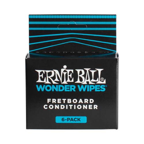 Ernie Ball Wonder Wipes Fretboard Conditioner 6-Pack Ernie Ball Wonder Wipes Fretboard Conditioner 6-Pack