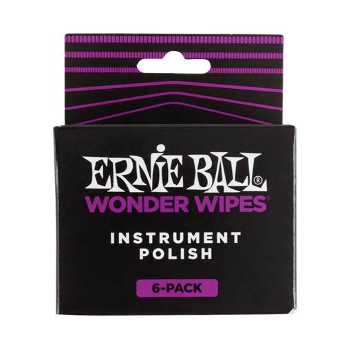 Ernie Ball Wonder Wipe Instrument Polish 6-Pack Ernie Ball Wonder Wipe Instrument Polish 6-Pack
