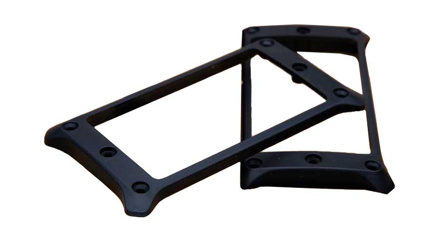 Bare Knuckle Anomaly Modern Humbucker Surround Set Black