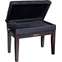 Roland Adjustable Cushioned Piano Bench Rosewood Front View