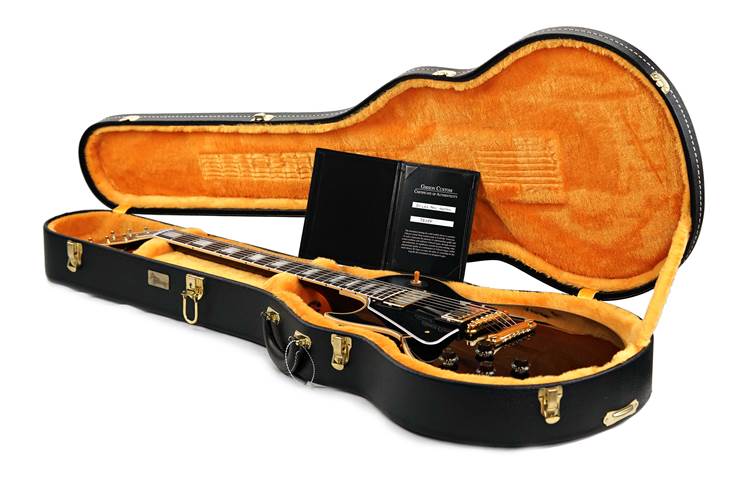 Gibson Custom Shop 1957 Les Paul Custom 2 Pickup VOS Ebony Left Handed #75084 Gibson Custom Shop 1957 Les Paul Custom 2 Pickup VOS Ebony Left Handed #75084