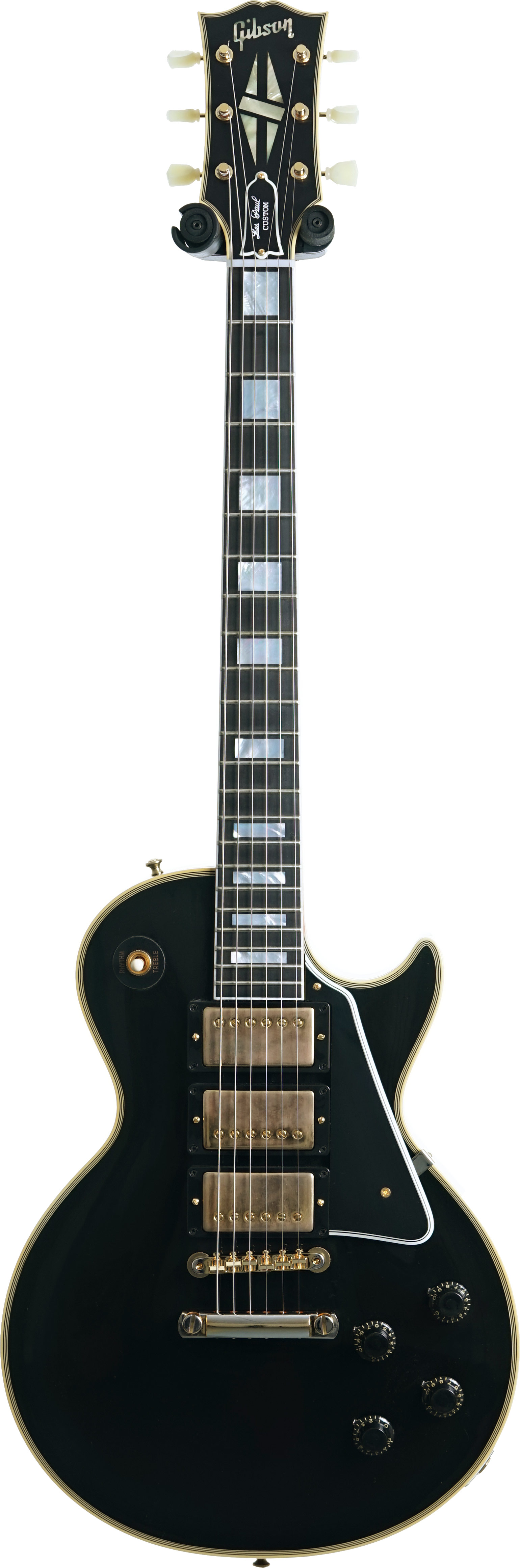 Gibson Custom Shop 1957 Les Paul Custom 3 Pickup VOS Ebony #74458
