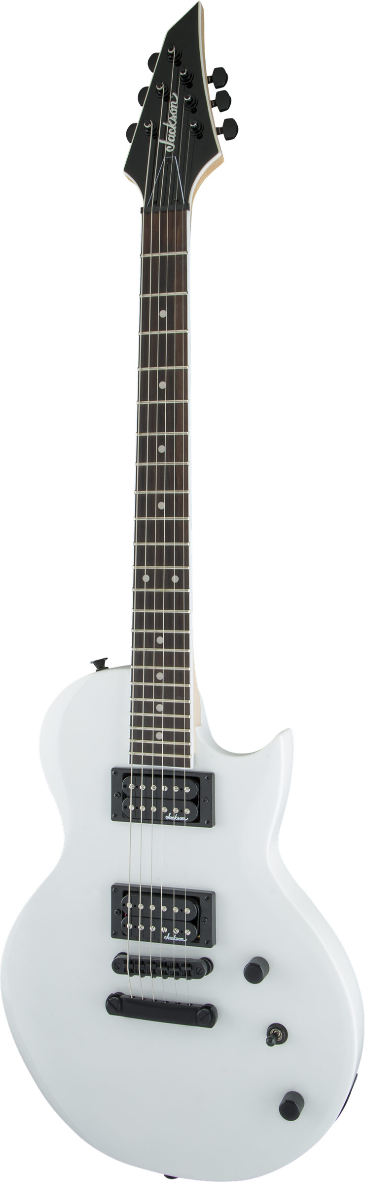 Jackson JS22 Monarkh Snow White Amaranth Fingerboard