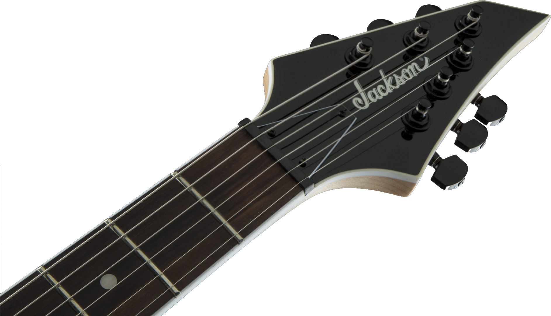 Jackson JS22 Monarkh Snow White Amaranth Fingerboard