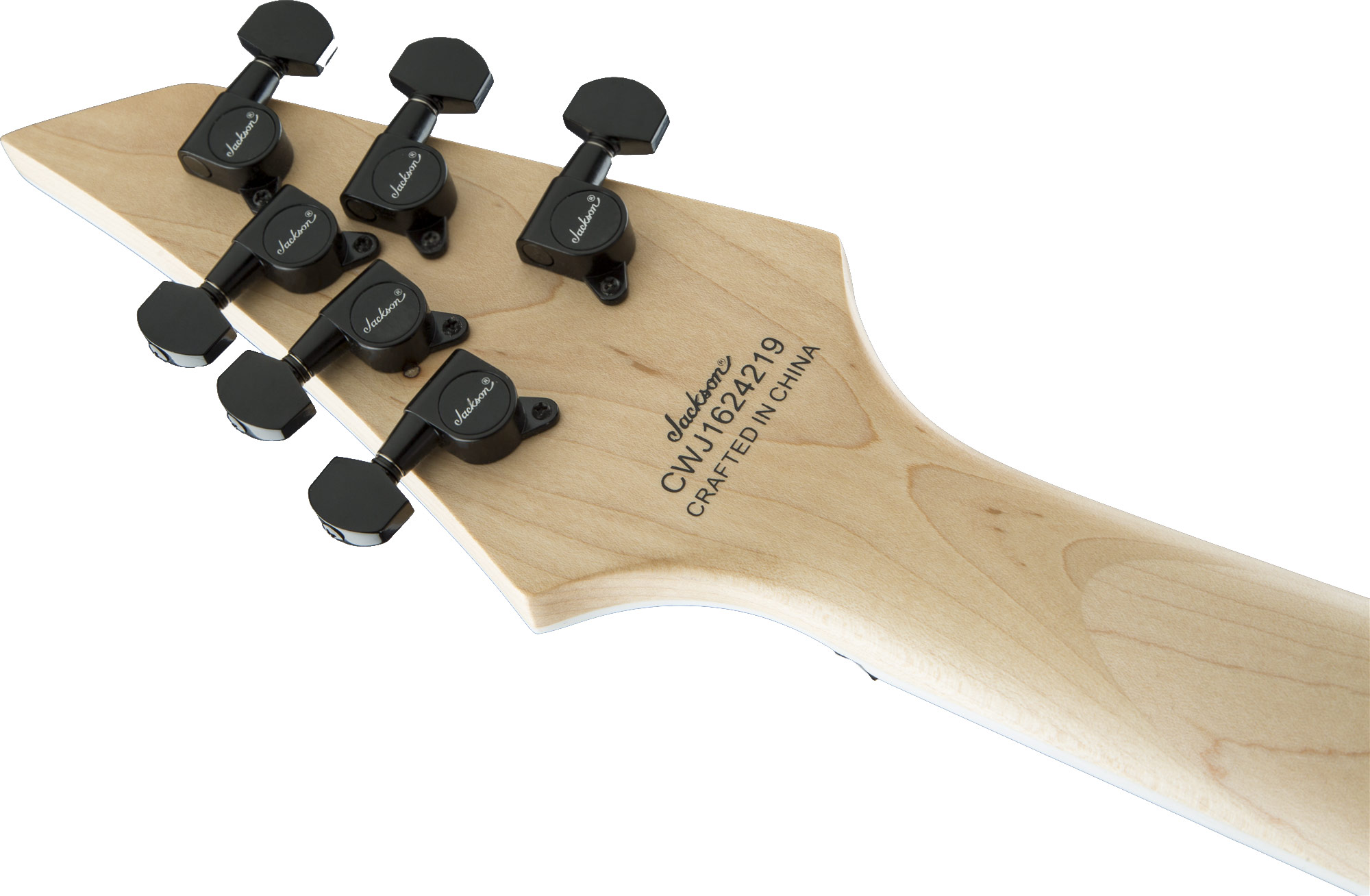 Jackson JS22 Monarkh Snow White Amaranth Fingerboard