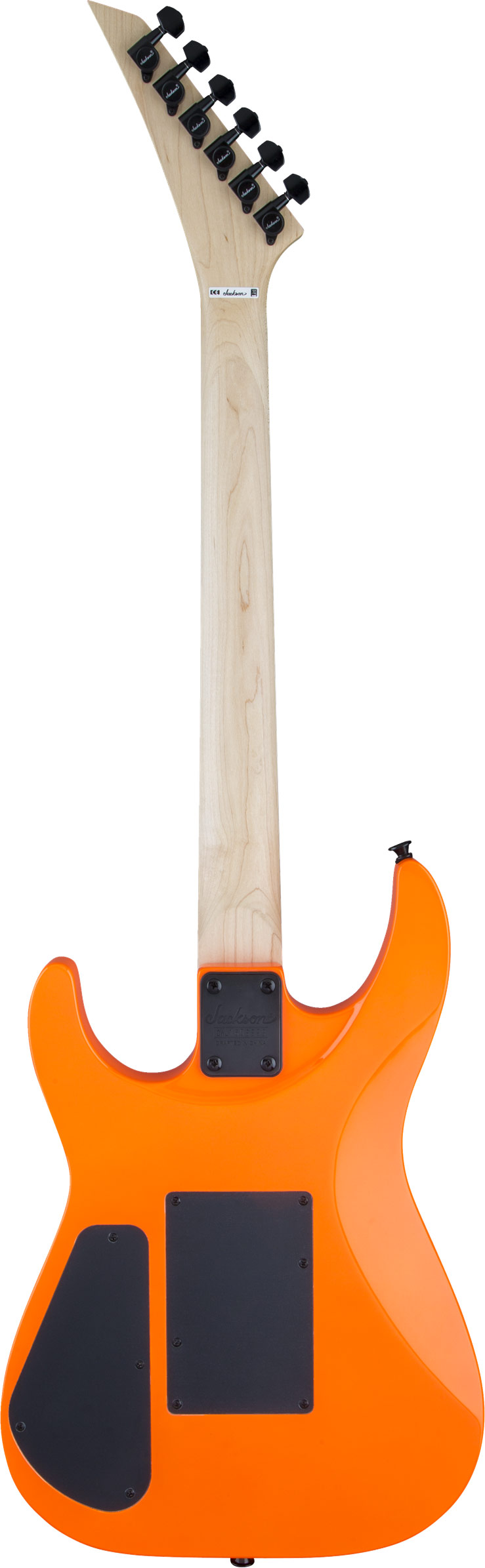 Jackson JS32 Dinky Arch Top Neon Orange Amaranth Fingerboard