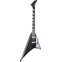 Jackson JS Series Rhoads JS32 Black with White Bevels Amaranth Fingerboard Front View