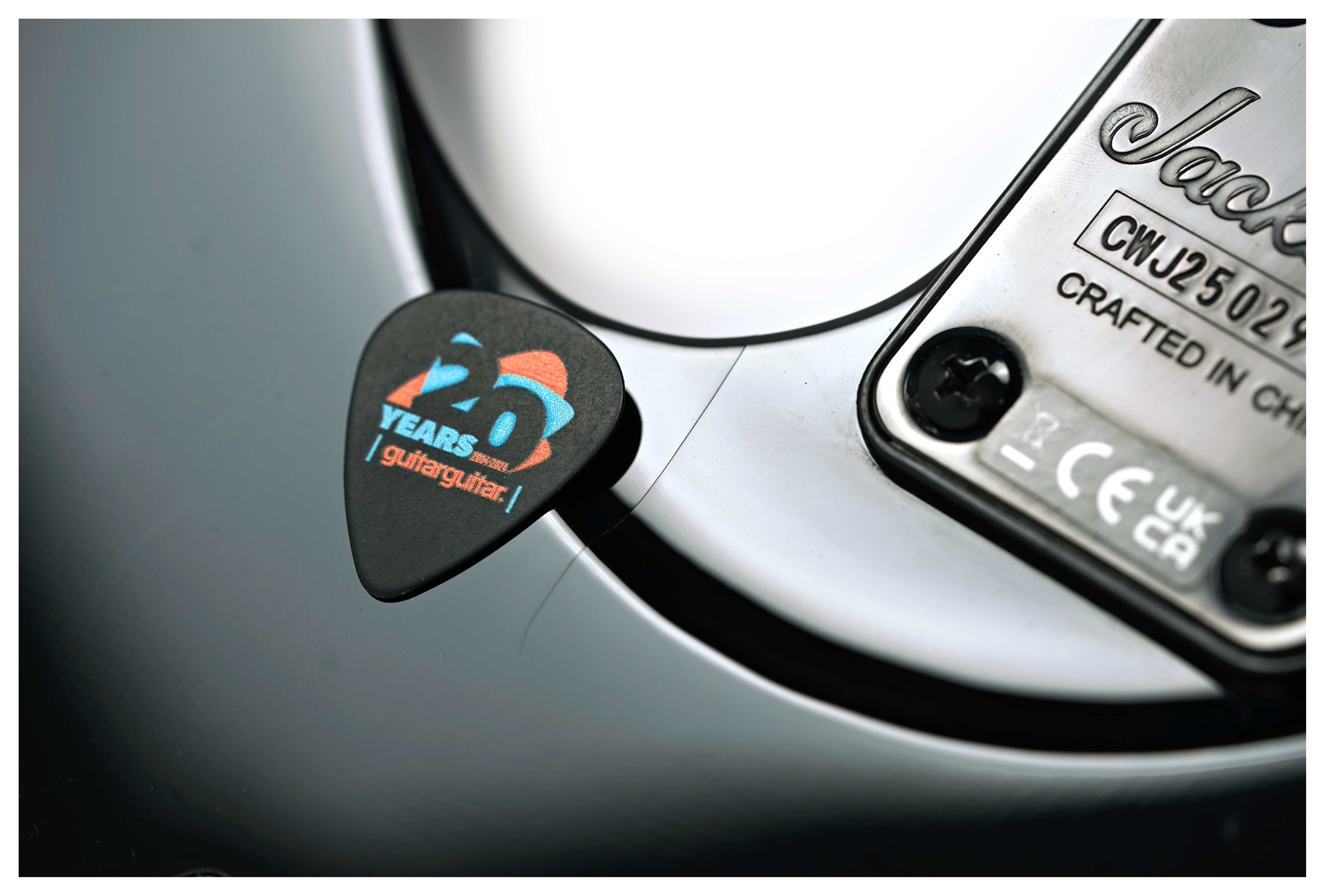 Jackson JS32 Warrior Black with White Bevel Amaranth Fingerboard (Ex-Demo) #CWJ25029471