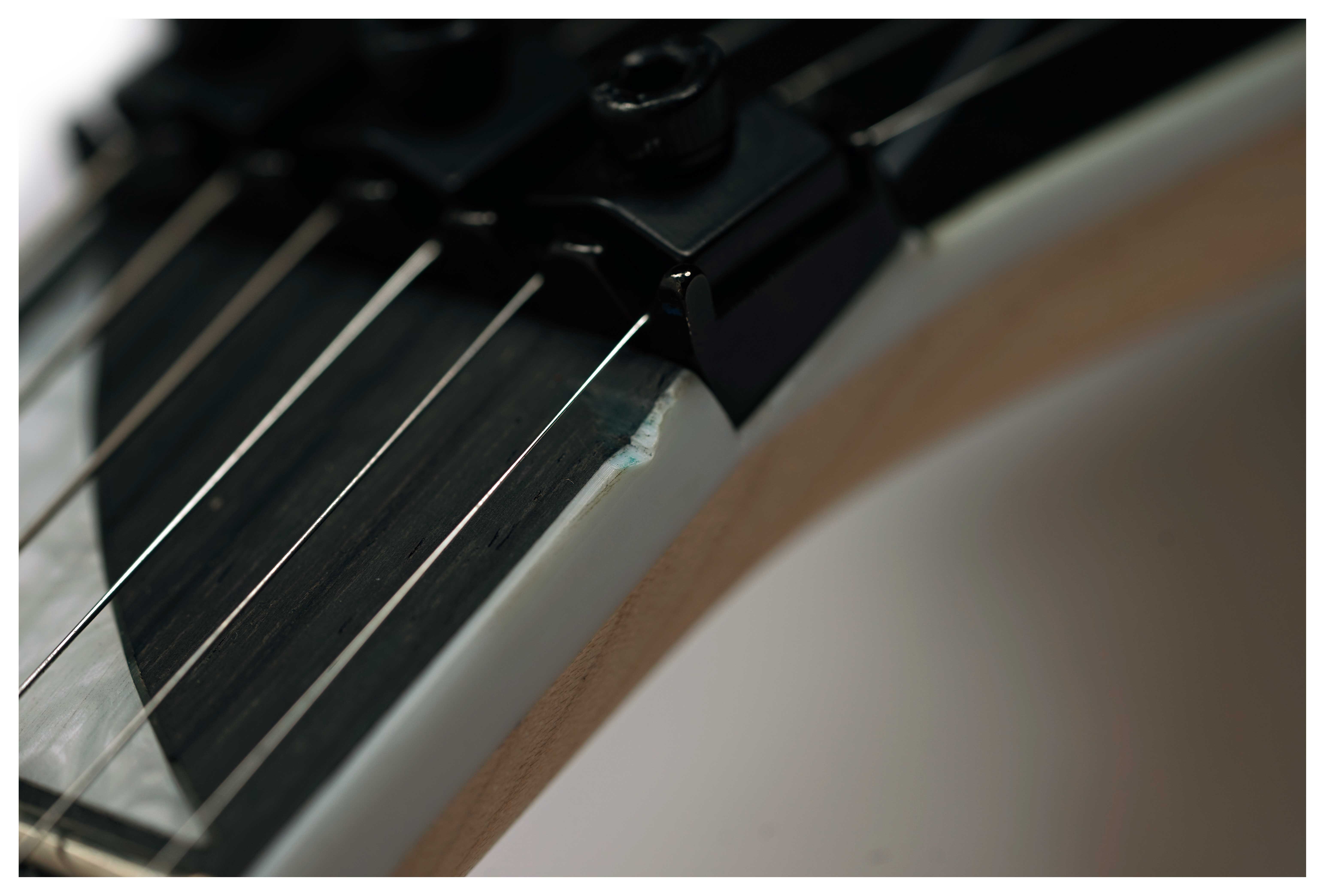 Jackson JS32 Warrior Black with White Bevel Amaranth Fingerboard (Ex-Demo) #CWJ25029471