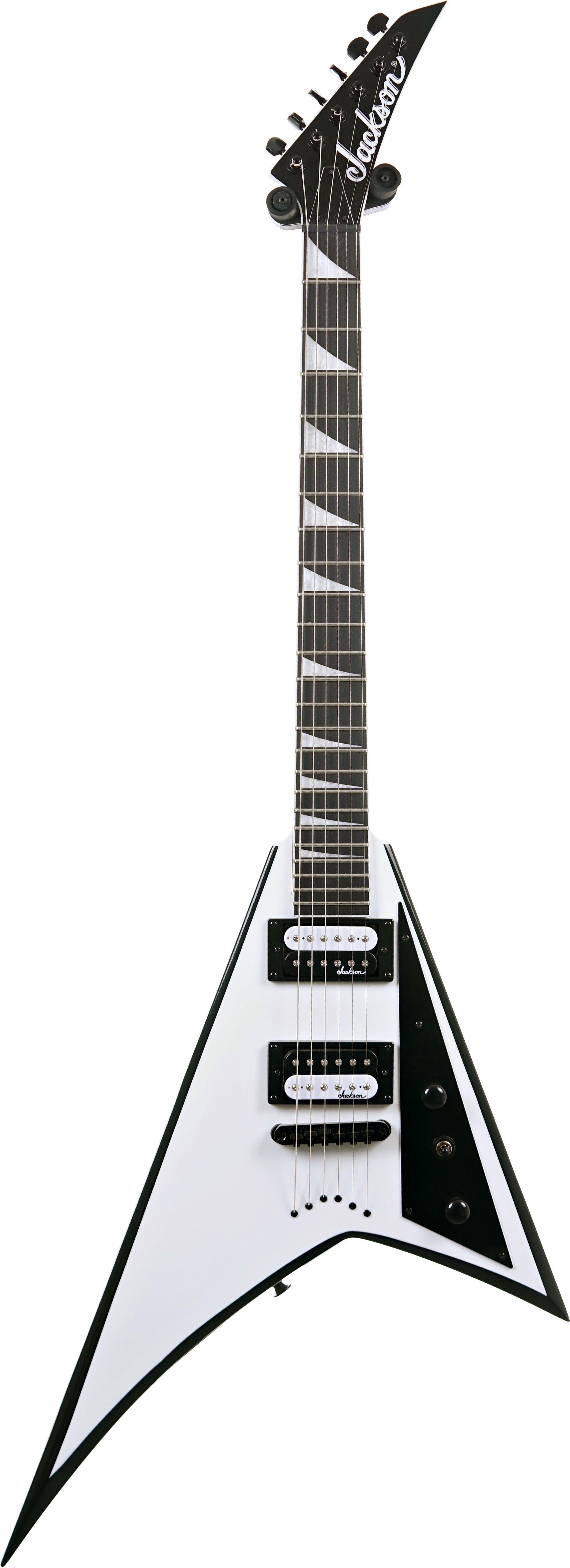 Jackson JS Series Rhoads JS32T White with Black Bevel Amaranth Fingerboard (Ex-Demo) #CWJ2465377