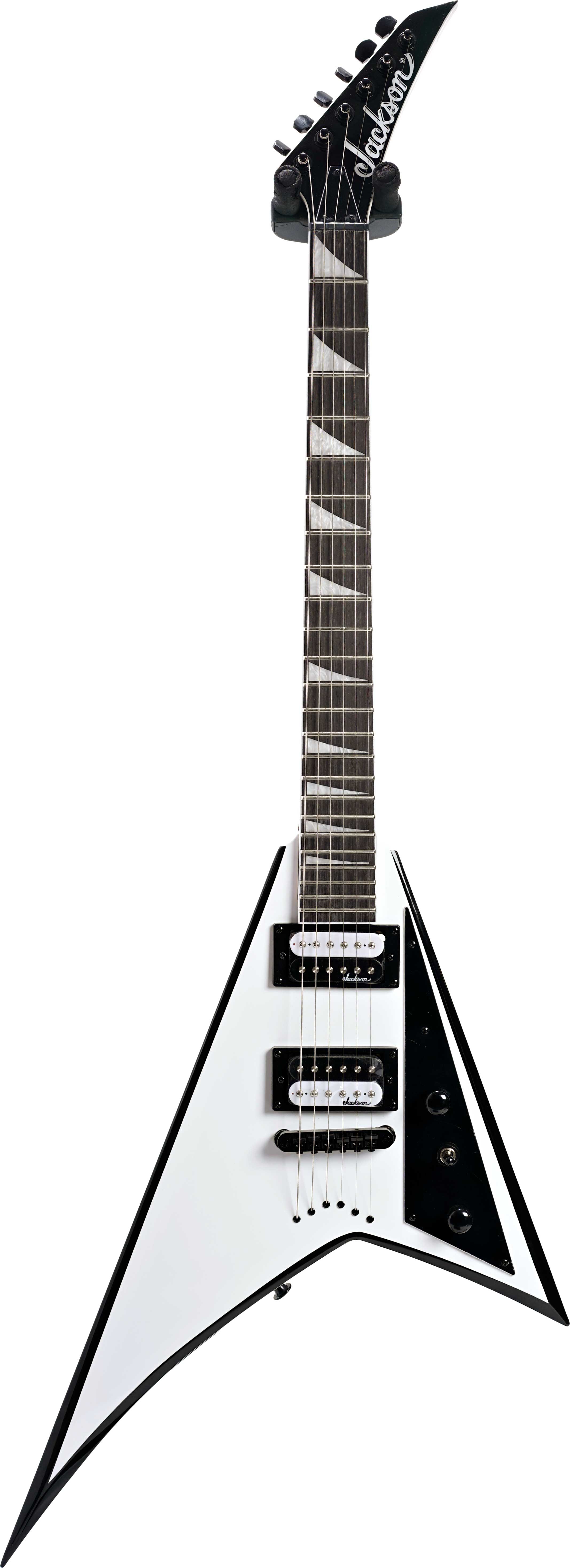 Jackson JS Series Rhoads JS32T White with Black Bevel Amaranth Fingerboard (Ex-Demo) #CWJ25045980