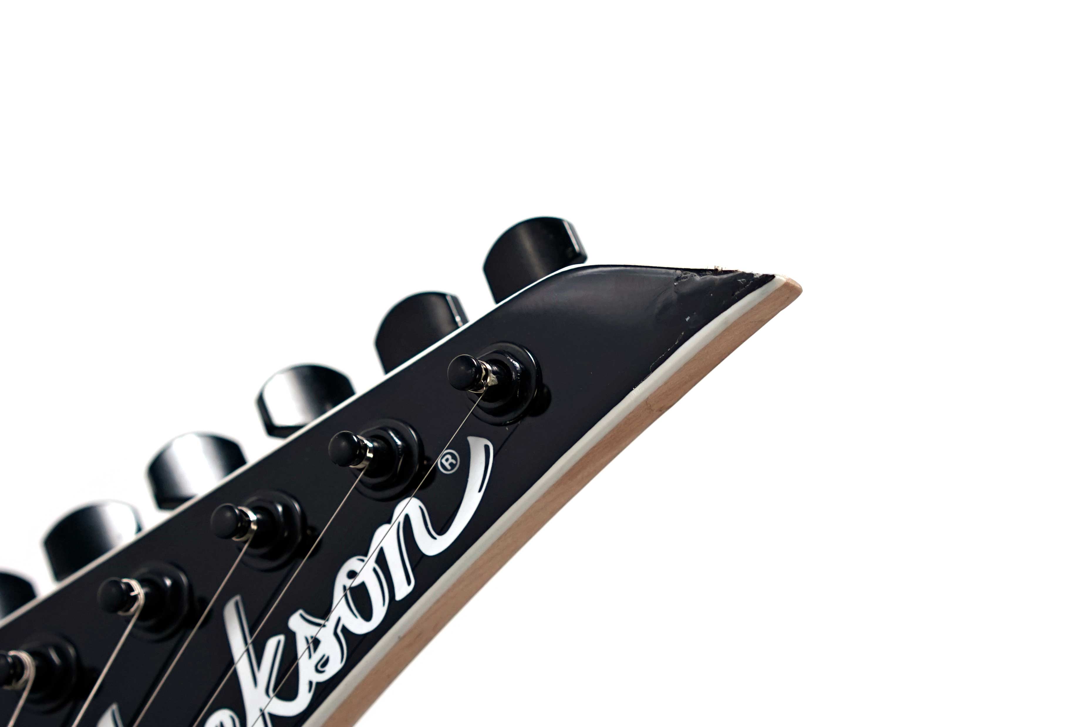 Jackson JS Series Rhoads JS32T White with Black Bevel Amaranth Fingerboard (Ex-Demo) #CWJ25045980