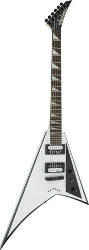 Jackson JS Series Rhoads JS32T White with Black Bevel Amaranth Fingerboard Jackson JS Series Rhoads JS32T White with Black Bevel Amaranth Fingerboard