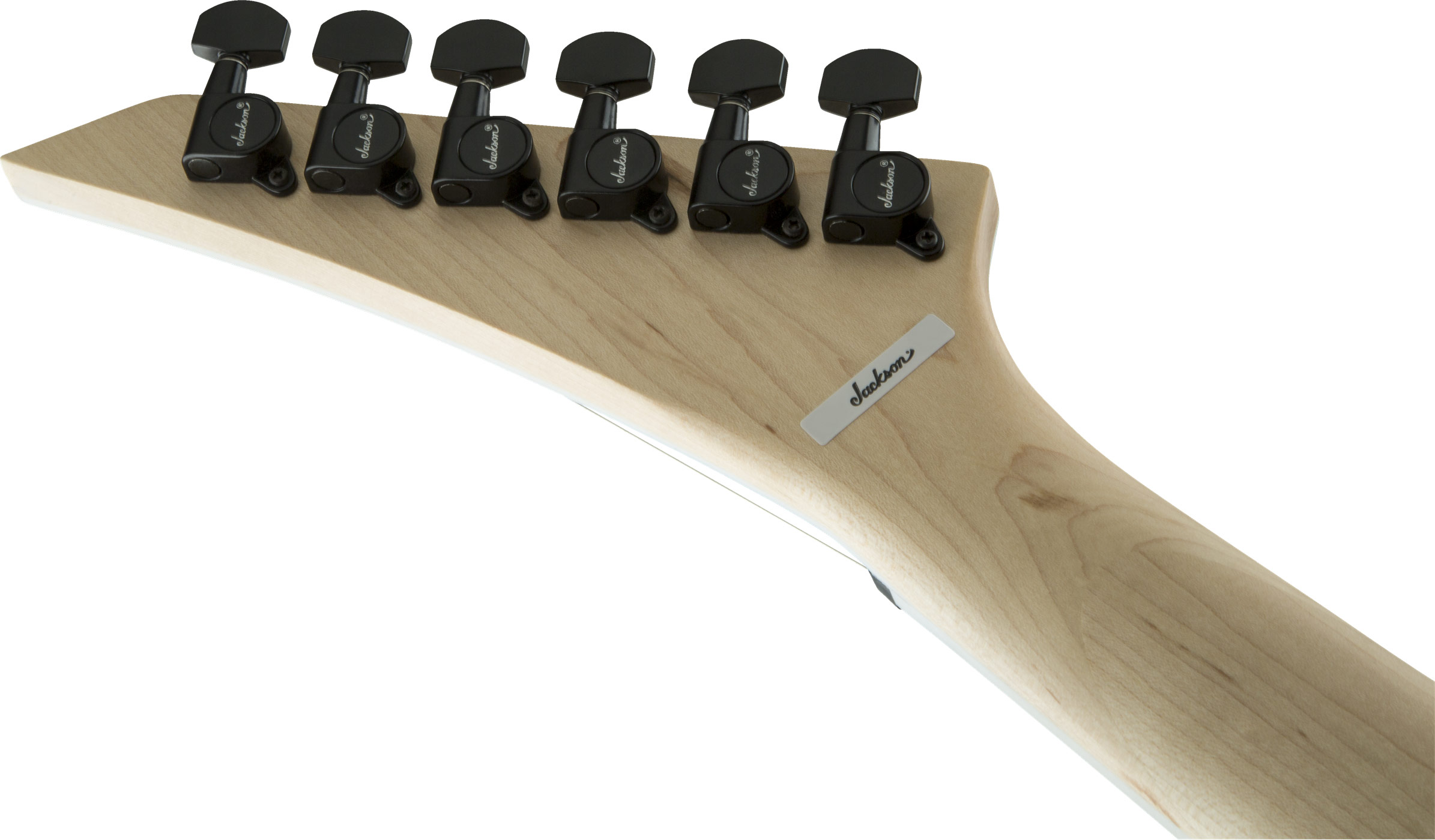 Jackson JS Series Rhoads JS32T White with Black Bevel Amaranth Fingerboard