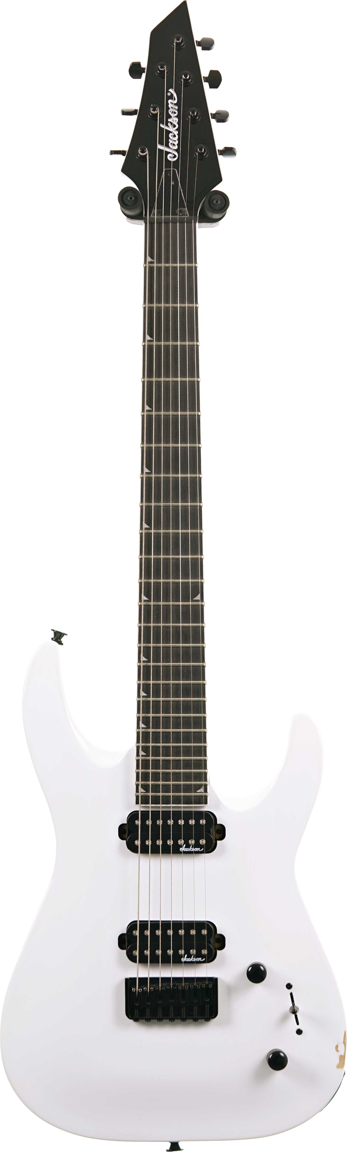Jackson JS32-7 Dinky Arch Top Snow White Amaranth Fingerboard (Ex-Demo) #CWJ2483908