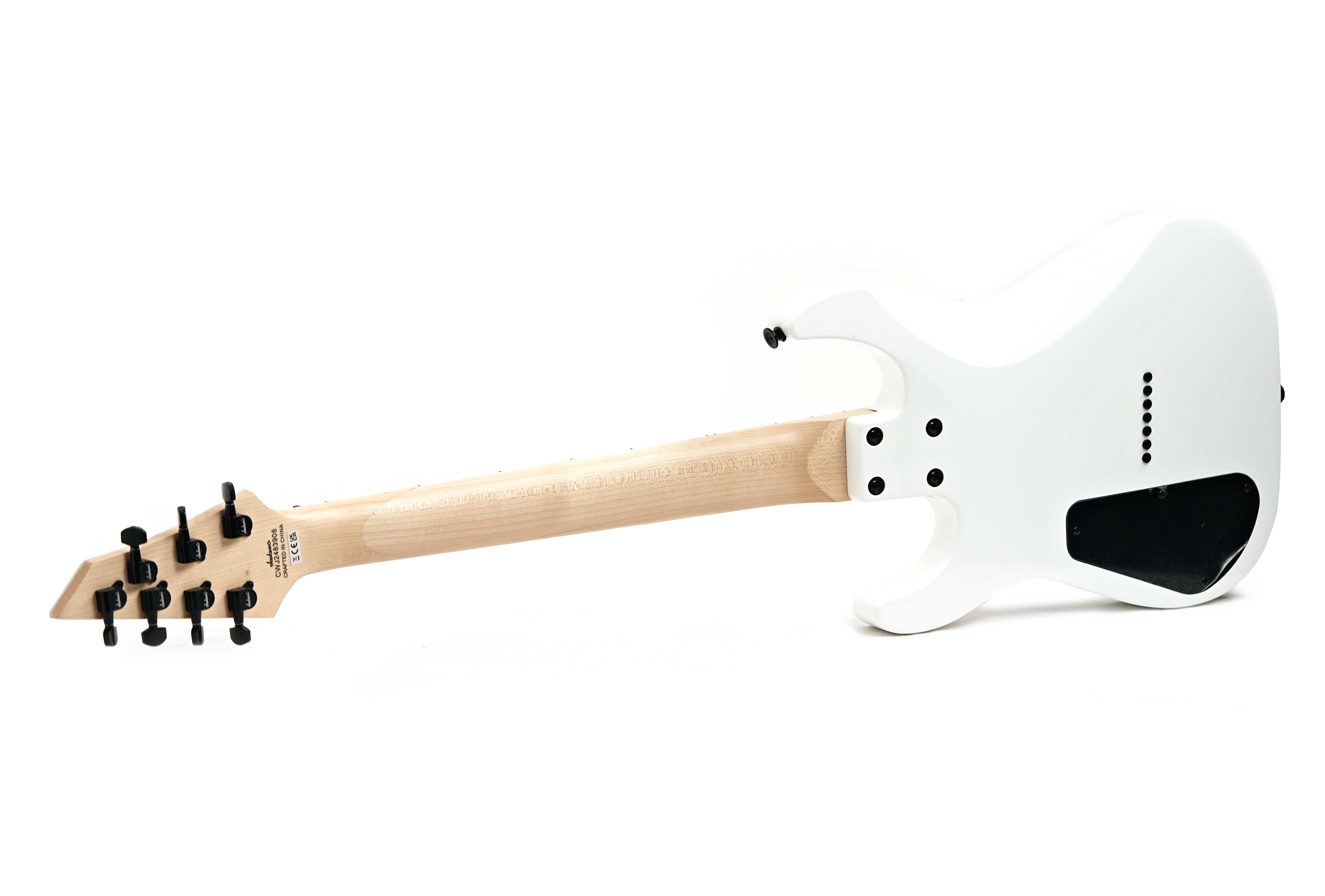 Jackson JS32-7 Dinky Arch Top Snow White Amaranth Fingerboard (Ex-Demo) #CWJ2483908