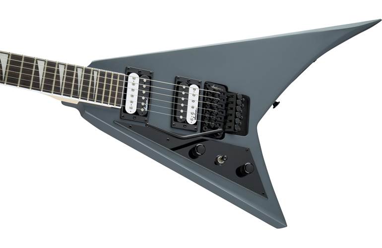 Jackson JS Series Rhoads JS32 Satin Gray Amaranth Fingerboard Left Handed Jackson JS Series Rhoads JS32 Satin Gray Amaranth Fingerboard Left Handed