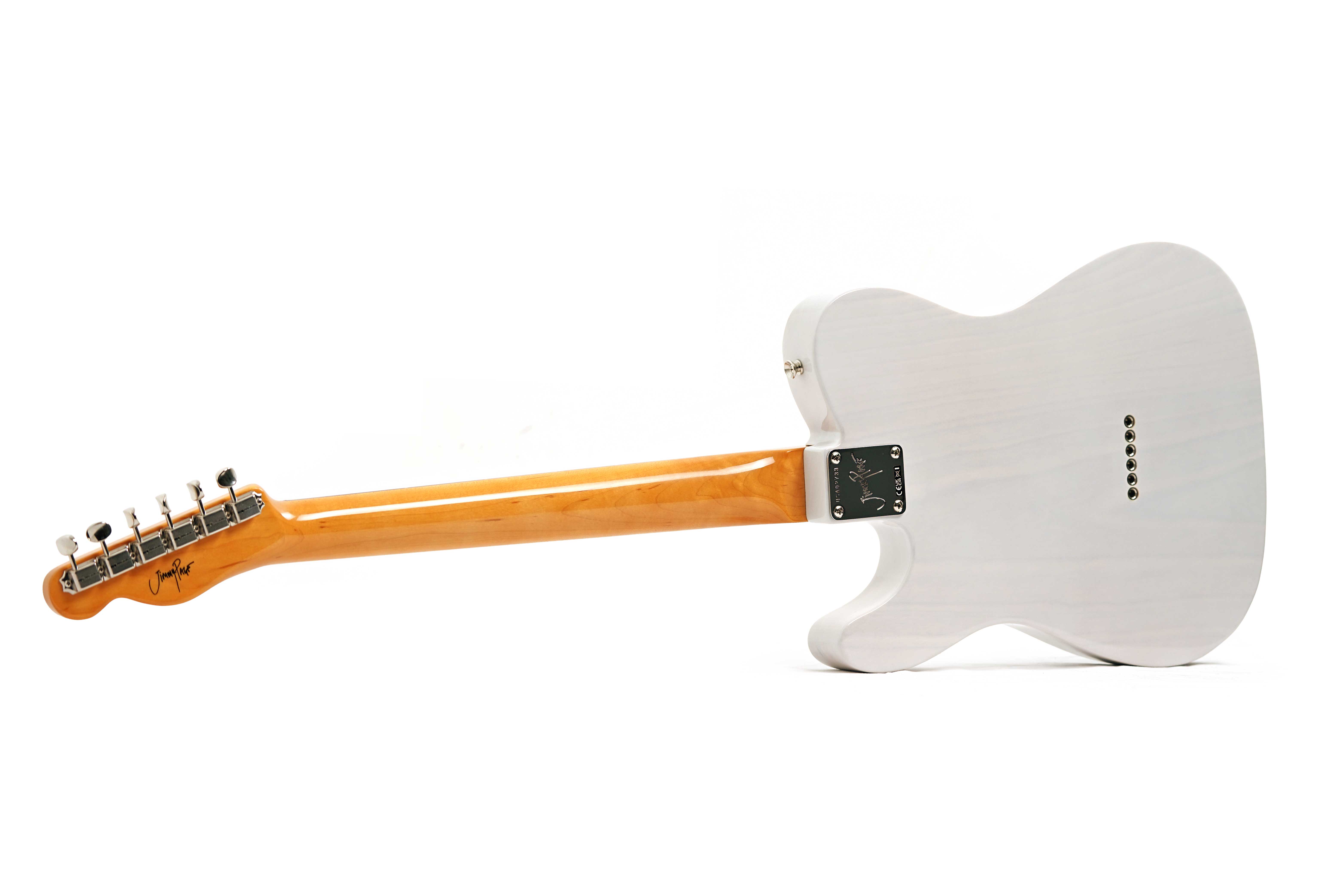 Fender Jimmy Page Mirror Telecaster White Blonde Rosewood Fingerboard #USA02733