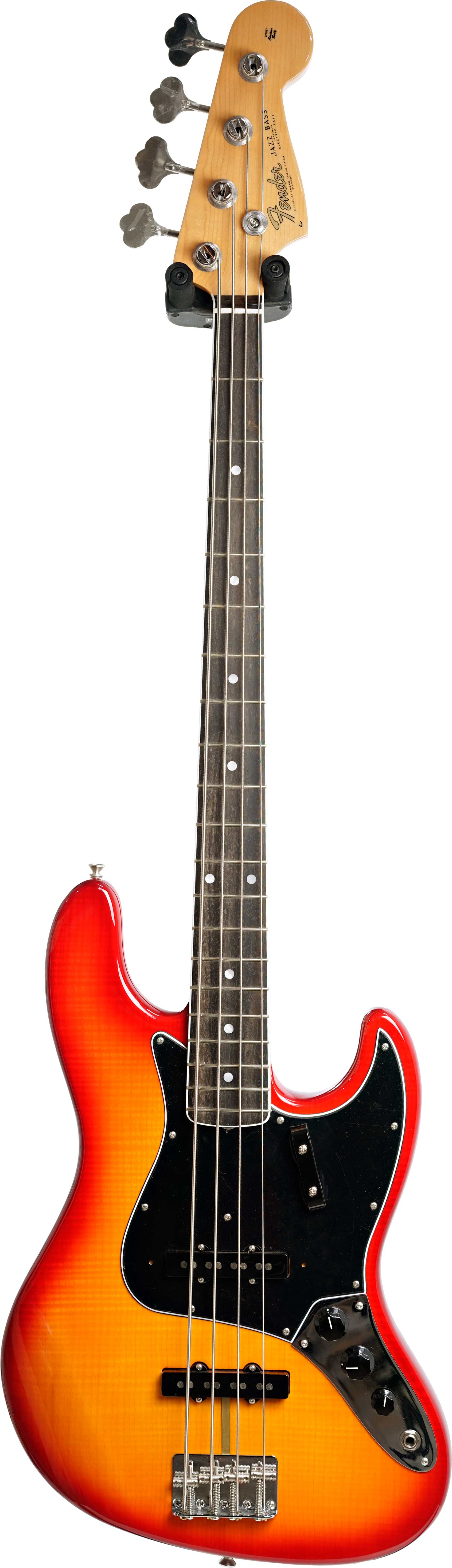 Fender Rarities Flame Ash Top Jazz Bass Plasma Red Burst (Ex-Demo) #US19100973
