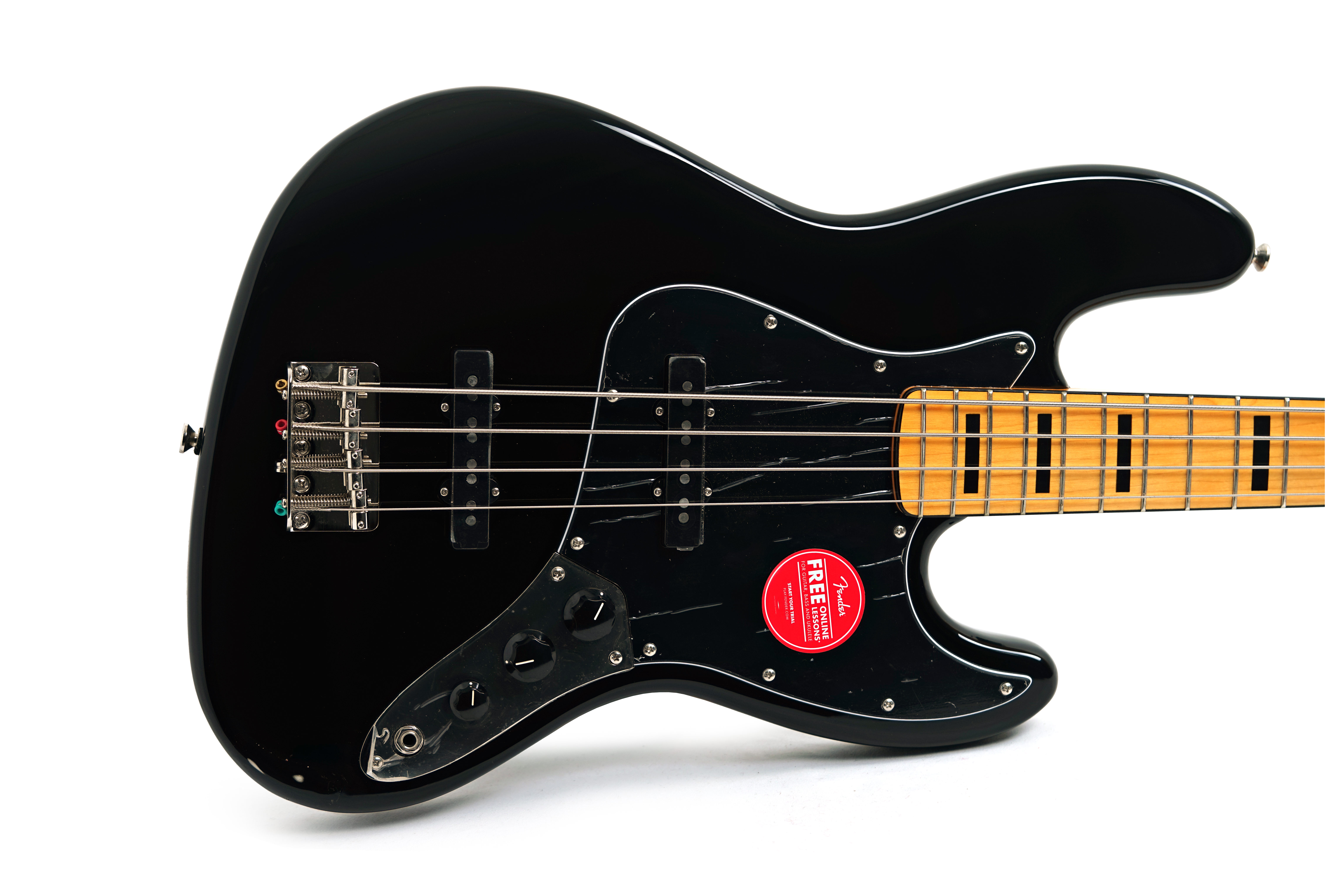 Squier Classic Vibe 70s Jazz Bass Black Maple Fingerboard (Ex-Demo) #ICSB250012567