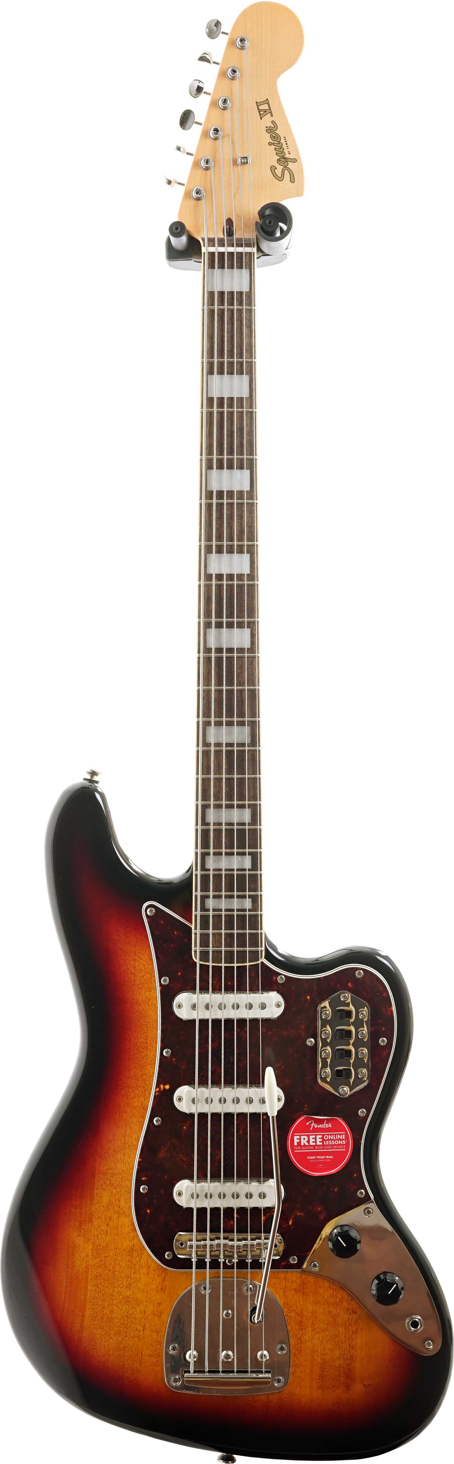 Squier Classic Vibe Bass VI 3 Tone Sunburst Indian Laurel Fingerboard (Ex-Demo) #ICSC25012790