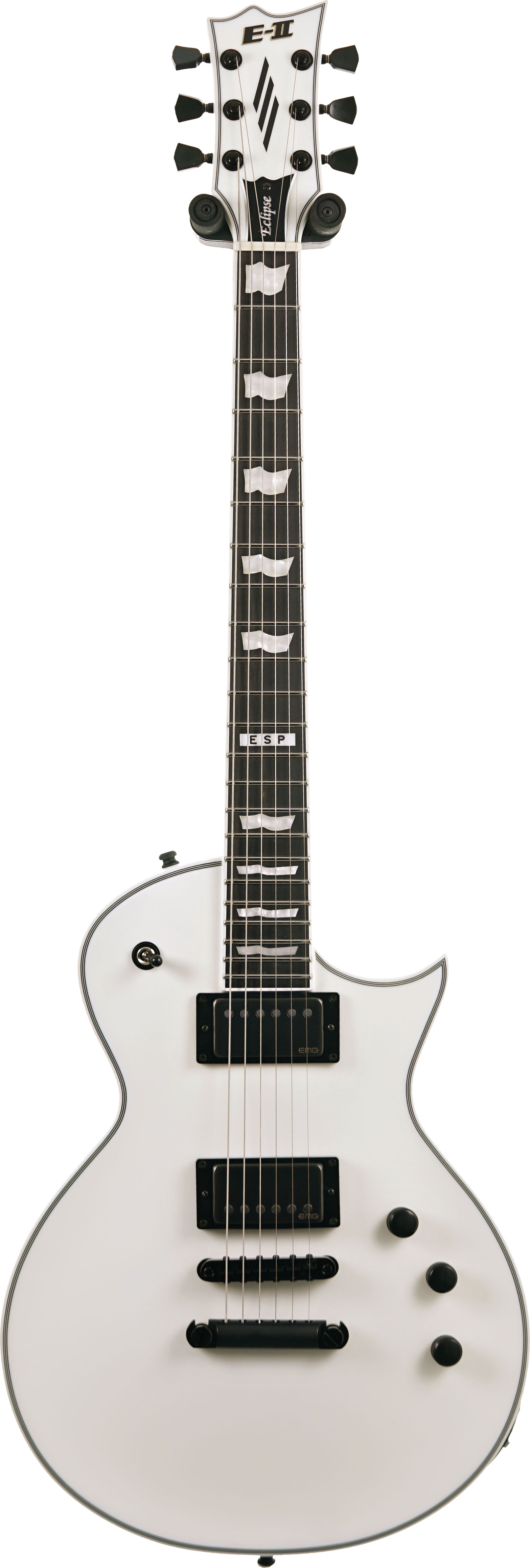ESP E-II Eclipse Snow White Satin (Ex-Demo) #ES9152253