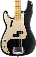 Fender Custom Shop Limited Edition 1957 Precision Bass Journeyman Relic Aged Black Left Handed #cz539987
