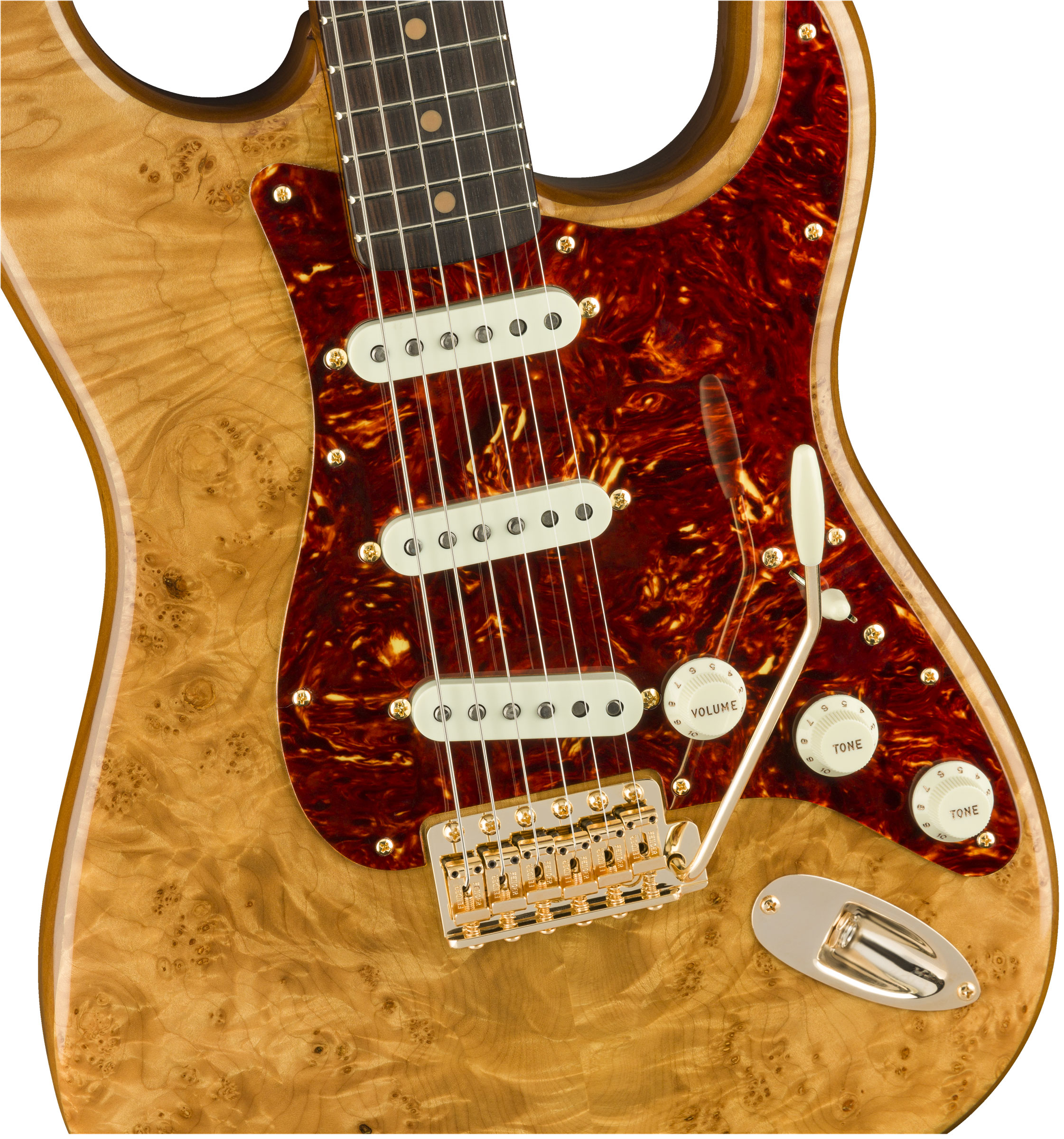 Fender Custom Shop Artisan Stratocaster Roasted Alder With Maple Burl Top Custom Collection 