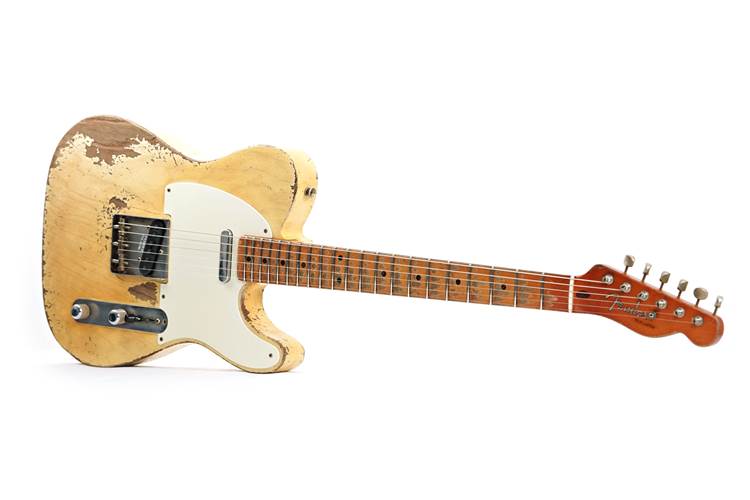 Fender Custom Shop 1955 Telecaster Heavy Relic Masterbuilt By Dale Wilson Aged White Blonde #CZ552240 Fender Custom Shop 1955 Telecaster Heavy Relic Masterbuilt By Dale Wilson Aged White Blonde #CZ552240