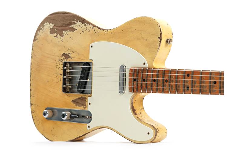 Fender Custom Shop 1955 Telecaster Heavy Relic Masterbuilt By Dale Wilson Aged White Blonde #CZ552240 Fender Custom Shop 1955 Telecaster Heavy Relic Masterbuilt By Dale Wilson Aged White Blonde #CZ552240