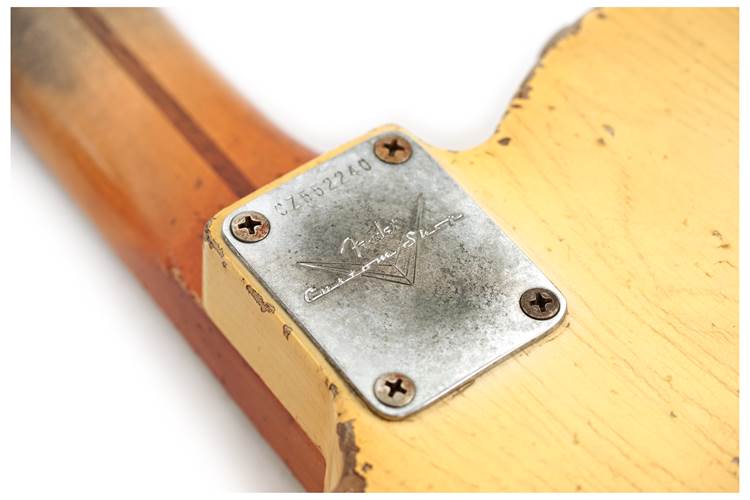 Fender Custom Shop 1955 Telecaster Heavy Relic Masterbuilt By Dale Wilson Aged White Blonde #CZ552240 Fender Custom Shop 1955 Telecaster Heavy Relic Masterbuilt By Dale Wilson Aged White Blonde #CZ552240