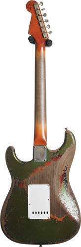 Fender Custom Shop 1962 Stratocaster Heavy Relic Masterbuilt By Dale Wilson Cadillac Green over 3 Tone Sunburst #CZ577516 Fender Custom Shop 1962 Stratocaster Heavy Relic Masterbuilt By Dale Wilson Cadillac Green over 3 Tone Sunburst #CZ577516