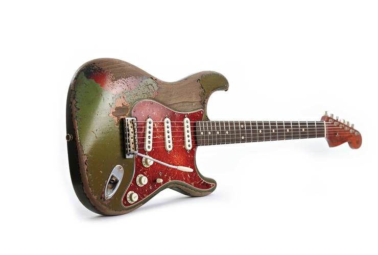 Fender Custom Shop 1962 Stratocaster Heavy Relic Masterbuilt By Dale Wilson Cadillac Green over 3 Tone Sunburst #CZ577516 Fender Custom Shop 1962 Stratocaster Heavy Relic Masterbuilt By Dale Wilson Cadillac Green over 3 Tone Sunburst #CZ577516