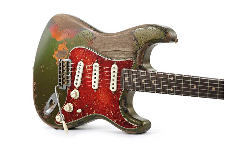 Fender Custom Shop 1962 Stratocaster Heavy Relic Masterbuilt By Dale Wilson Cadillac Green over 3 Tone Sunburst #CZ577516 Fender Custom Shop 1962 Stratocaster Heavy Relic Masterbuilt By Dale Wilson Cadillac Green over 3 Tone Sunburst #CZ577516