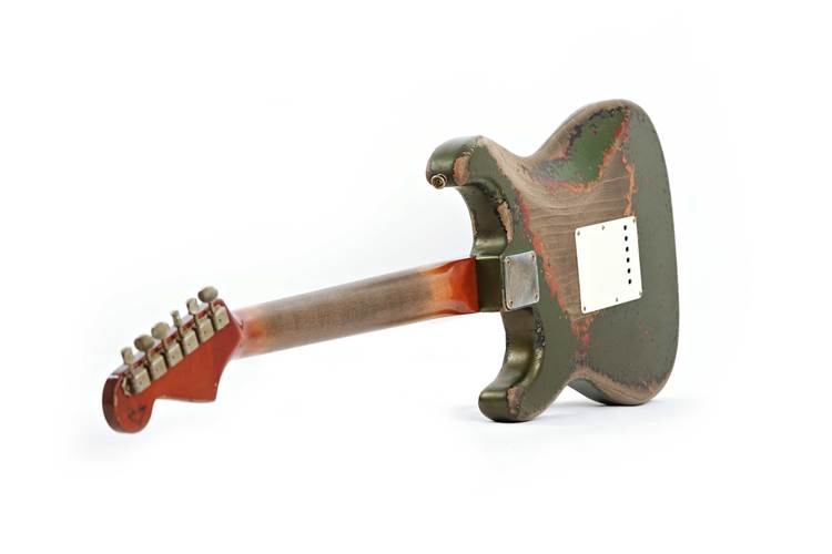 Fender Custom Shop 1962 Stratocaster Heavy Relic Masterbuilt By Dale Wilson Cadillac Green over 3 Tone Sunburst #CZ577516 Fender Custom Shop 1962 Stratocaster Heavy Relic Masterbuilt By Dale Wilson Cadillac Green over 3 Tone Sunburst #CZ577516