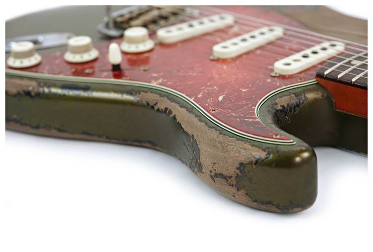 Fender Custom Shop 1962 Stratocaster Heavy Relic Masterbuilt By Dale Wilson Cadillac Green over 3 Tone Sunburst #CZ577516 Fender Custom Shop 1962 Stratocaster Heavy Relic Masterbuilt By Dale Wilson Cadillac Green over 3 Tone Sunburst #CZ577516