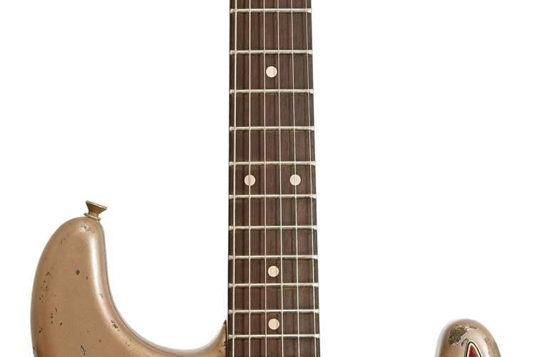 Fender Custom Shop 1962 Stratocaster Aged Shoreline Gold Heavy Relic Masterbuilt By Jason Smith #R111312 Fender Custom Shop 1962 Stratocaster Aged Shoreline Gold Heavy Relic Masterbuilt By Jason Smith #R111312