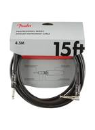 Fender Professional Series 15ft Straight/Angled Instrument Cable Black