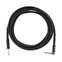 Fender Professional Series 10ft Straight/Angled Instrument Cable Black Front View