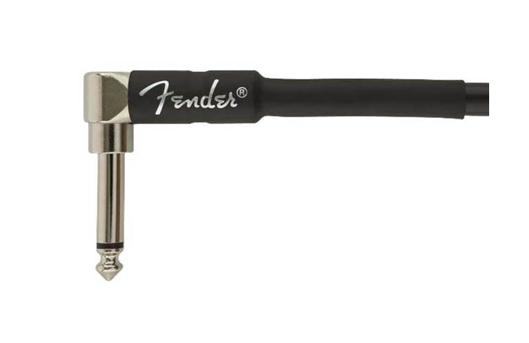 Fender Professional Series 10ft Straight/Angled Instrument Cable Black Fender Professional Series 10ft Straight/Angled Instrument Cable Black