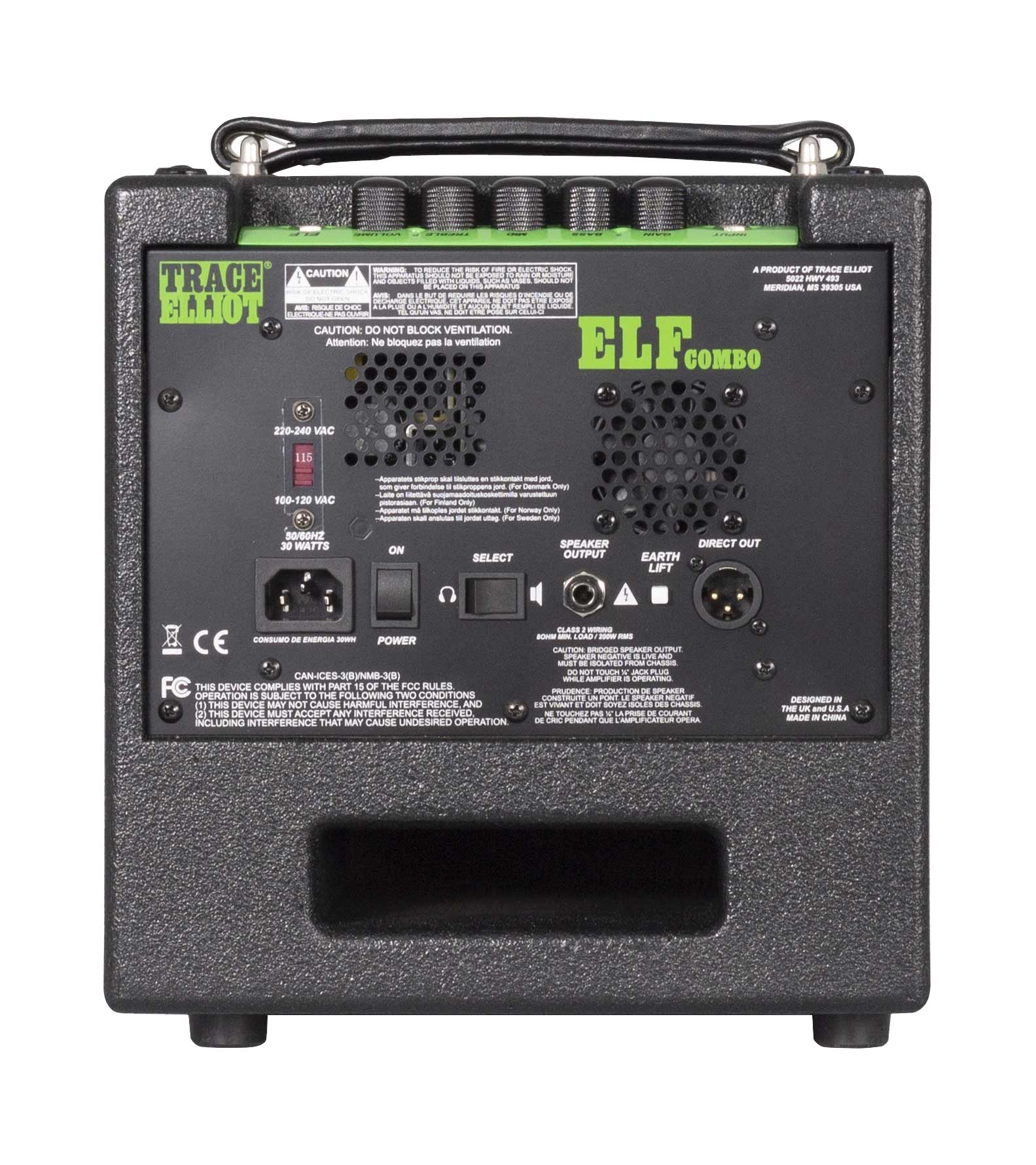 Trace Elliot ELF 1 x 10 Bass Combo Solid State Amp