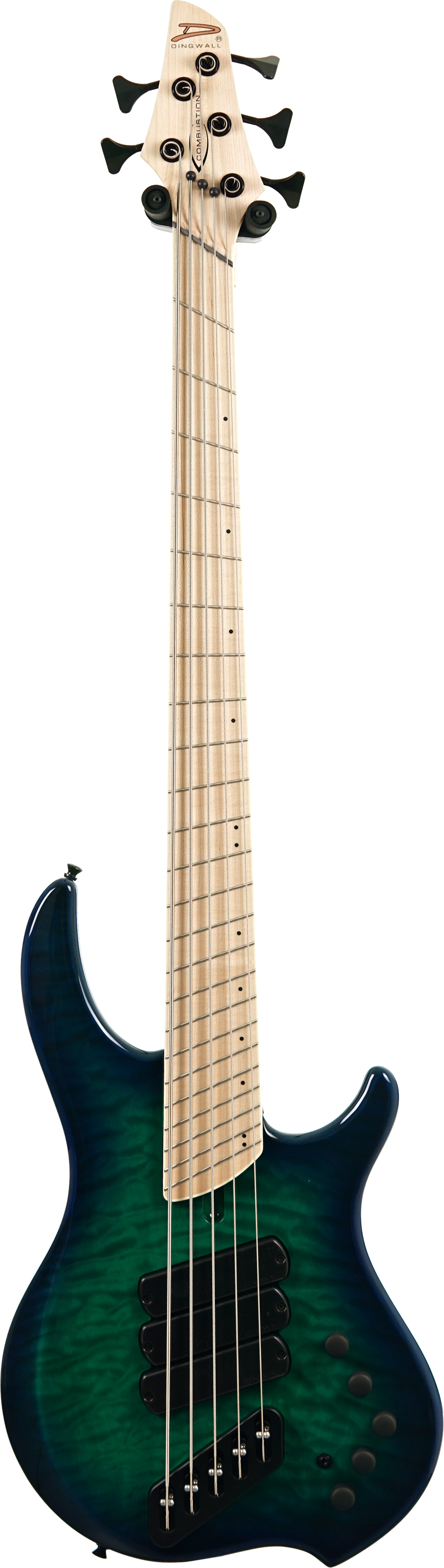 Dingwall Combustion 3 Pickup 5 String Whalepool Burst Quilt Maple Fingerboard #19565