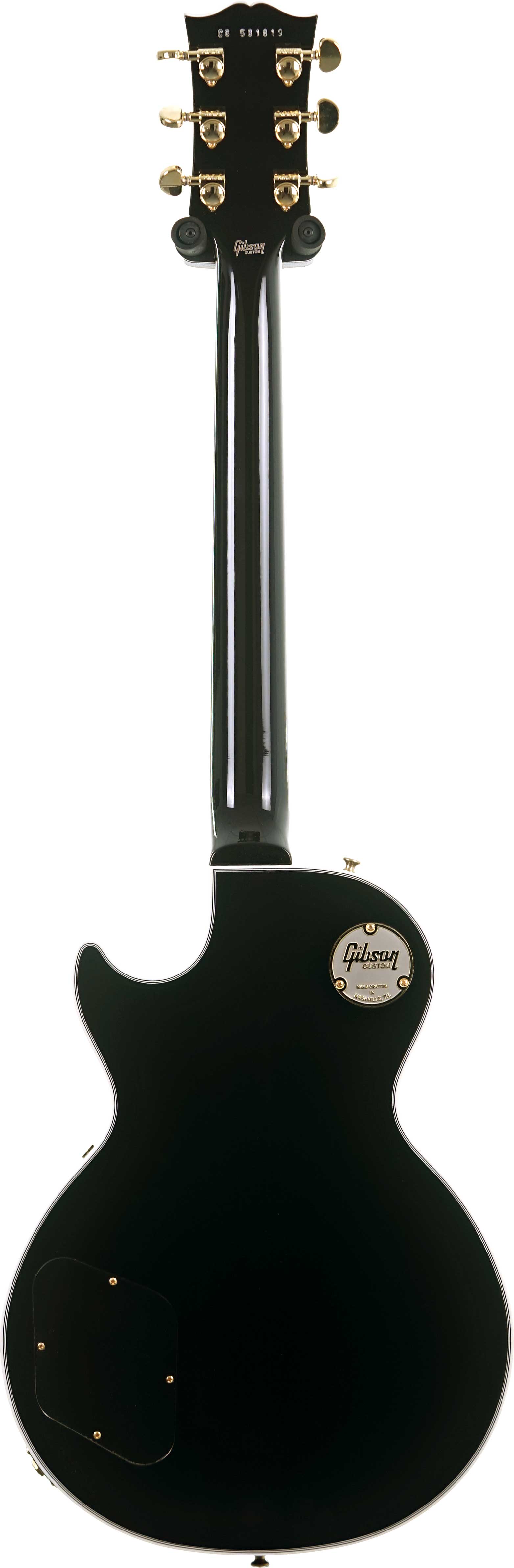 Gibson Custom Shop Les Paul Custom Ebony with Ebony Fingerboard Gloss #CS501819